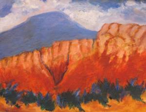 Pedernal and Kitchen Mesa